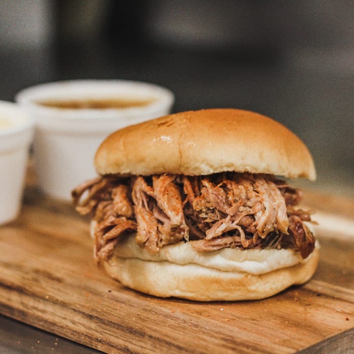 Pulled Pork Sandwich.