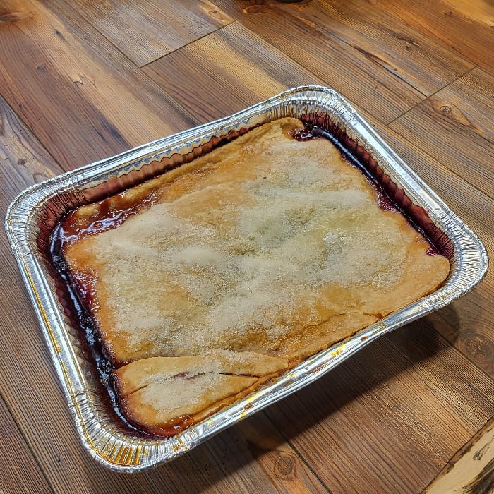 Whole Blackberry Cobbler.